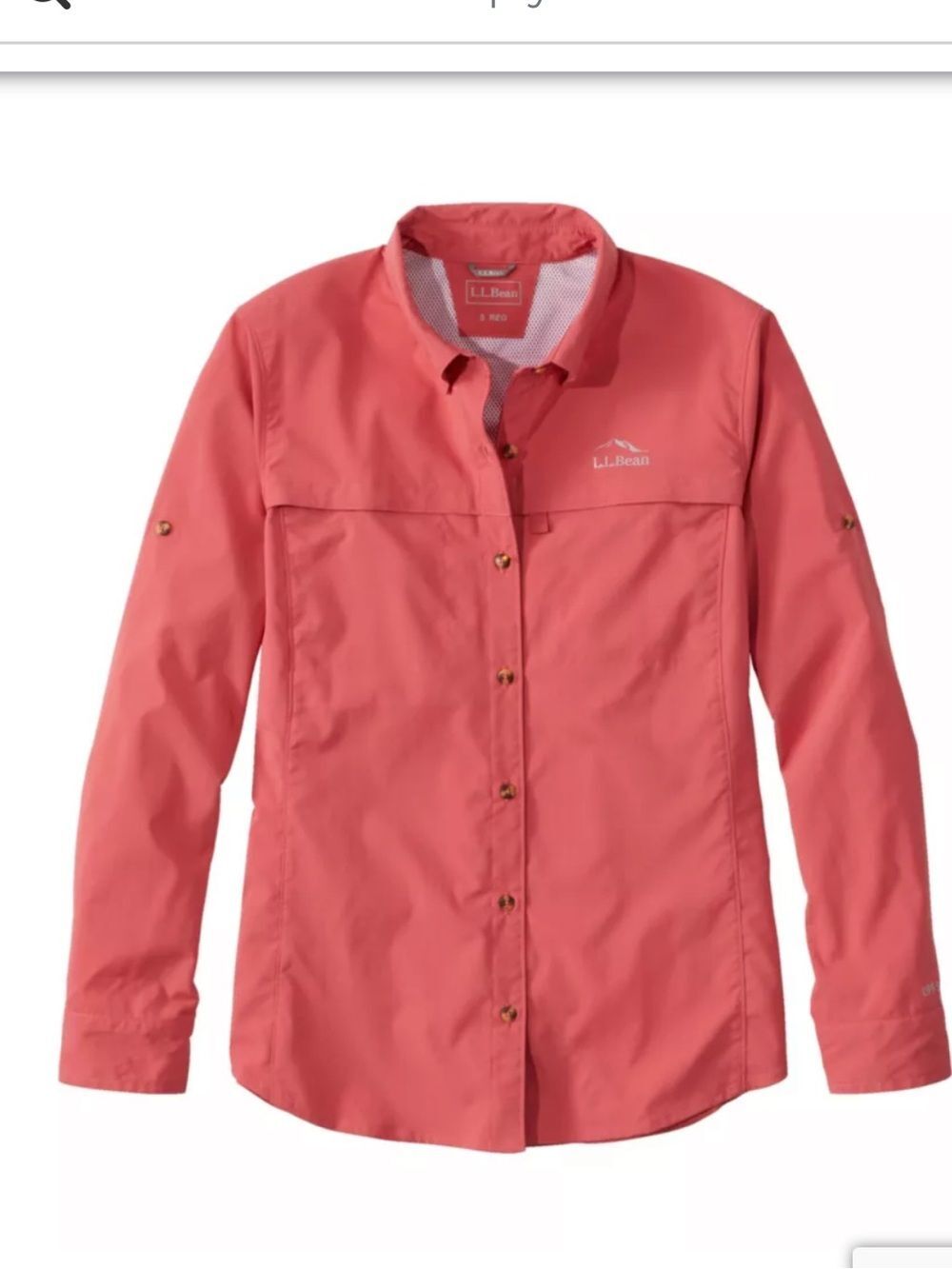 L.L Bean Women’s Longsleeve Tropicwear Shirt